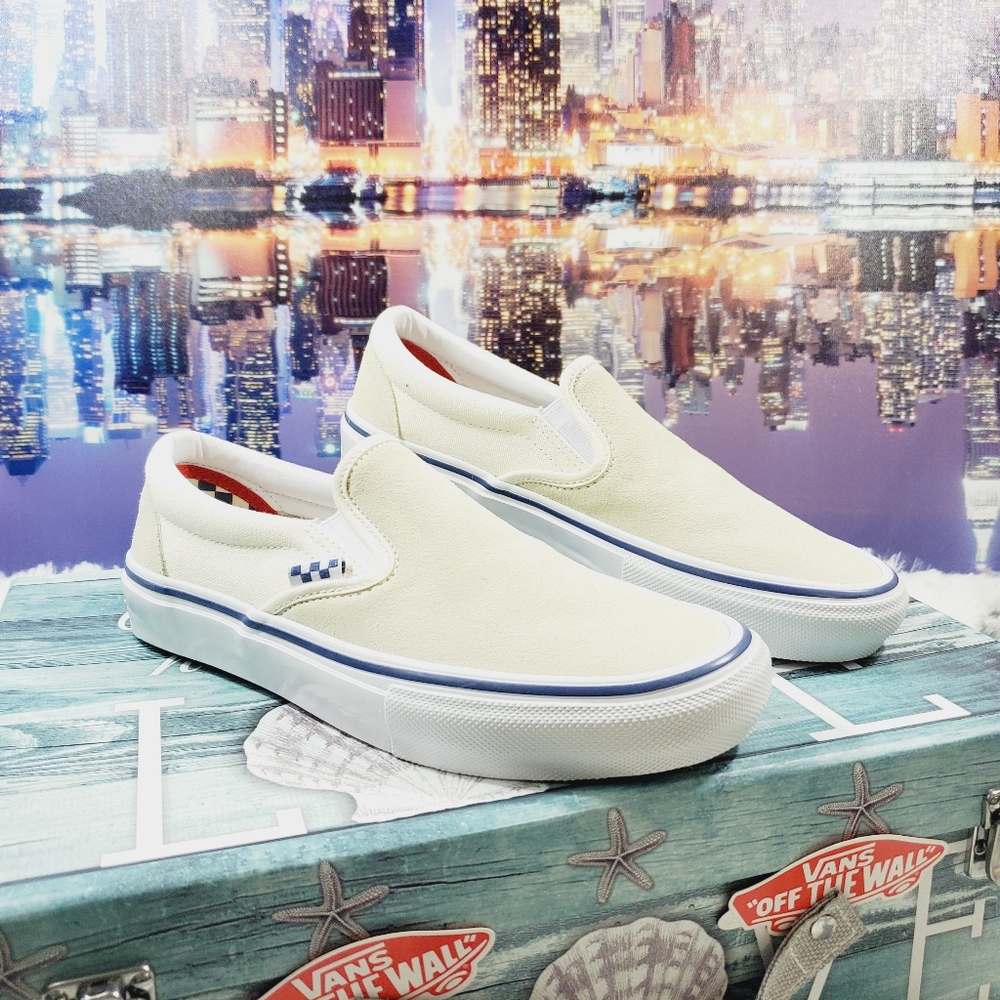 Vans Off White Skate Slip on - Picture 9 of 12